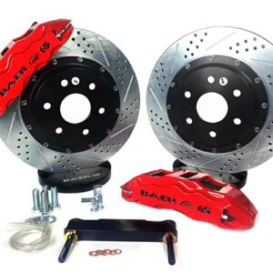 Brake System 14 Inch Front Extreme+ Red 05-14 Mustang W/ABS BAER Brakes