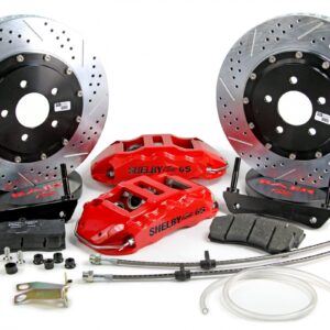 Brake System 14 Inch Front Extreme+ Red 05-13 Ford Mustang BAER Brakes