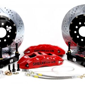 Brake System 14 Inch Front Extreme+ Red 65-69 Mustang/Fairlane BAER Brakes