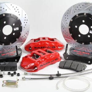 Brake System 14 Inch Front Extreme+ Red 04 Pontiac GTO BAER Brakes