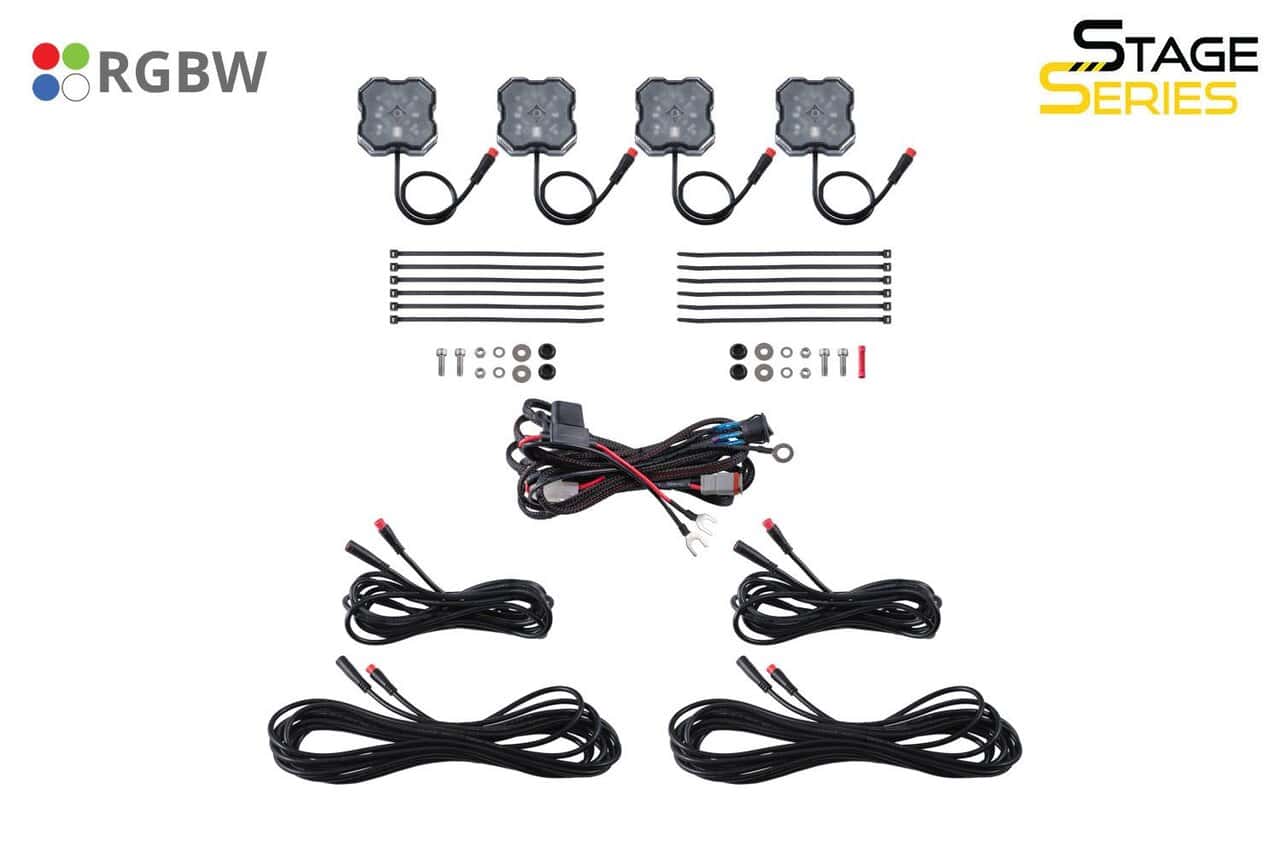 Stage Series RGBW LED Rock Light (4-pack) Stage Series RGBW LED Rock Light (4-pack)